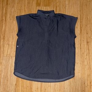 Figs XXS Charcoal Grey Rafaela Scrub Top